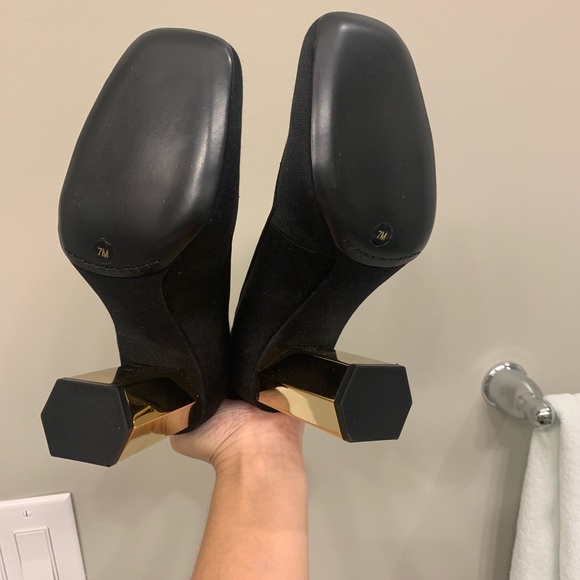 New Tory Burch black pumps gold heels 7 - Picture 6 of 7